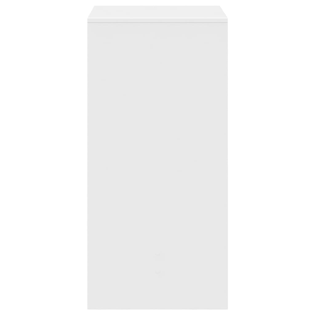 vidaXL Masă bar, alb, 51x50x103,5 cm, lemn prelucrat vidaXL Masă bar, alb, 51x50x103,5 cm, lemn prelucrat