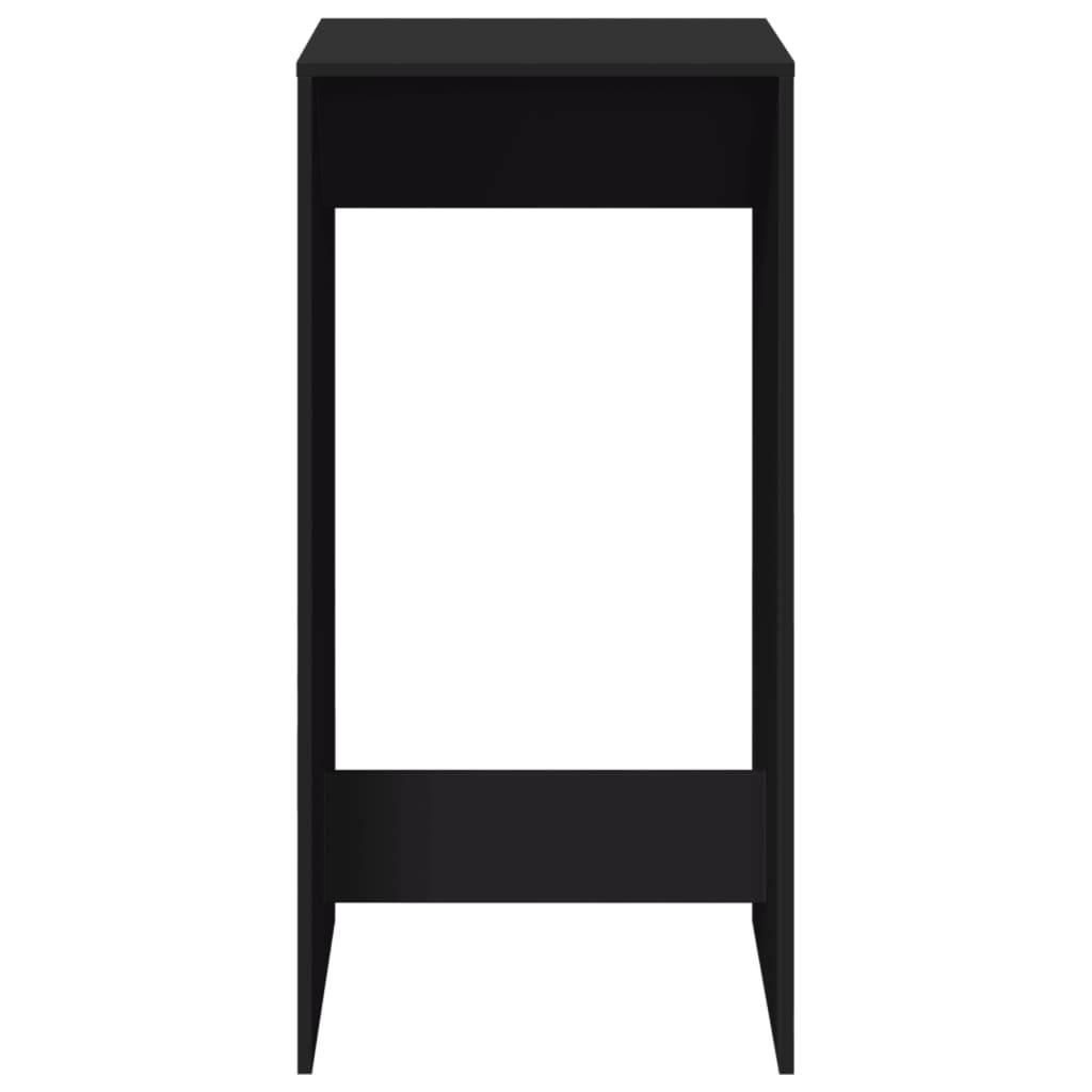 vidaXL Masă bar, negru, 51x50x103,5 cm, lemn prelucrat