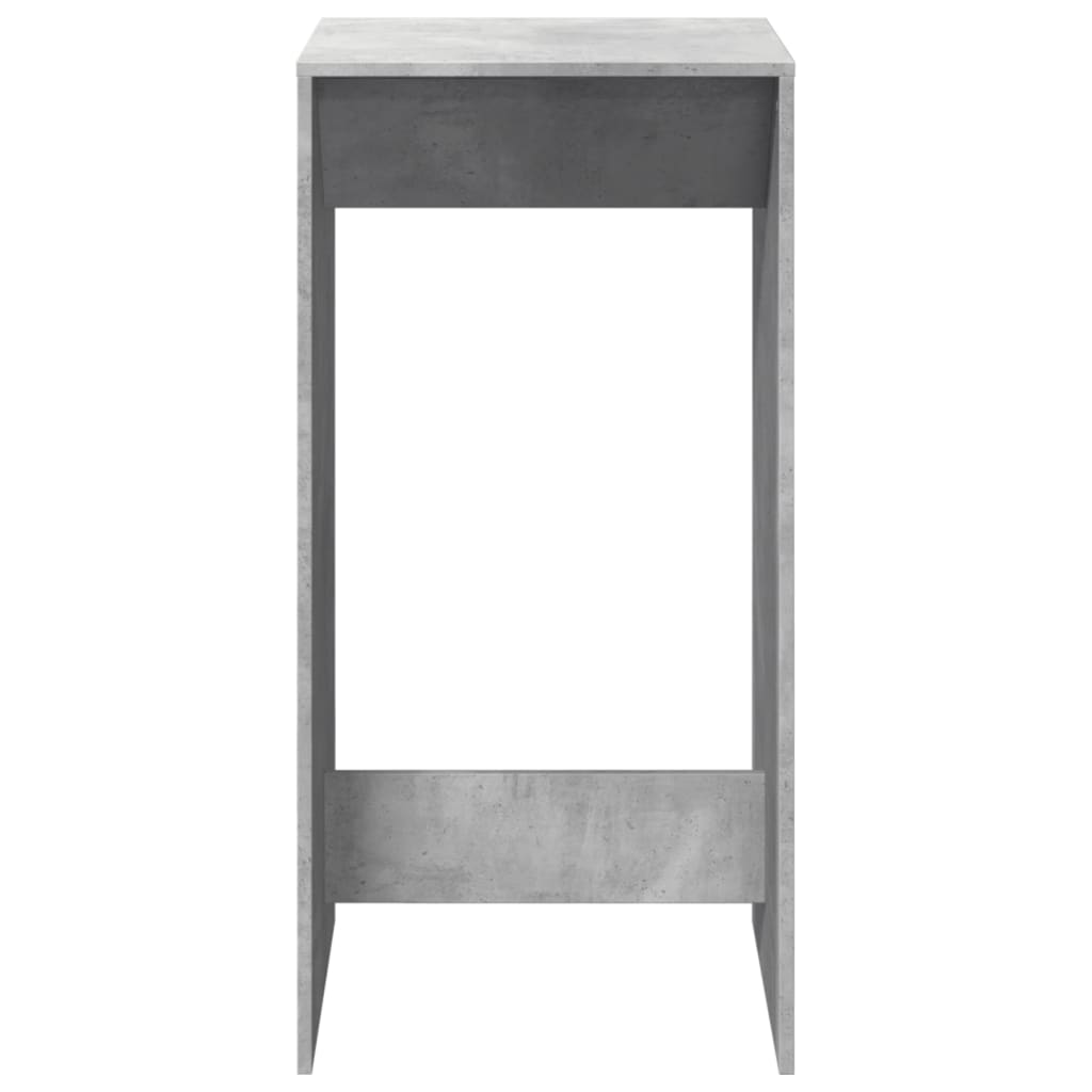 vidaXL Masă bar, gri beton, 51x50x103,5 cm, lemn prelucrat