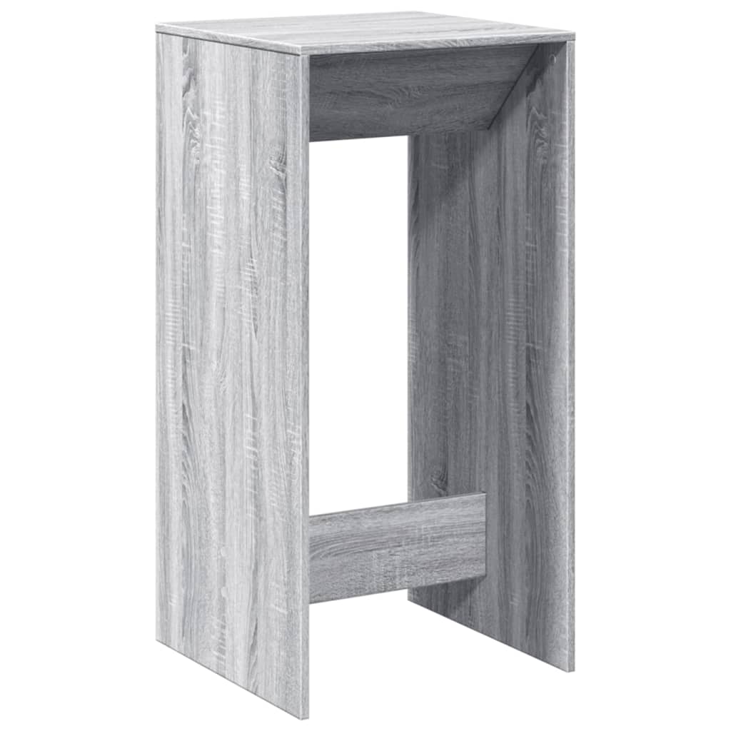vidaXL Masă bar, gri sonoma, 51x50x103,5 cm, lemn prelucrat