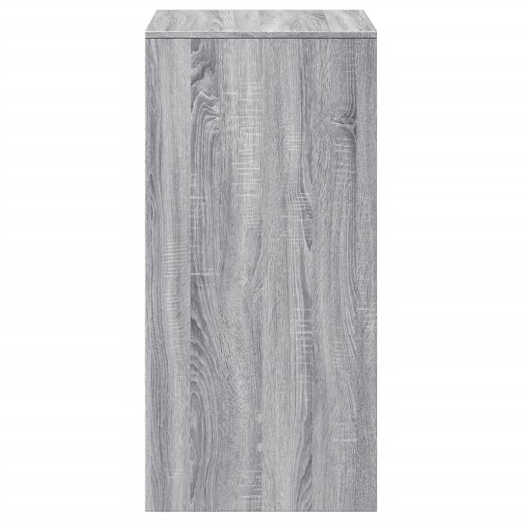 vidaXL Masă bar, gri sonoma, 51x50x103,5 cm, lemn prelucrat
