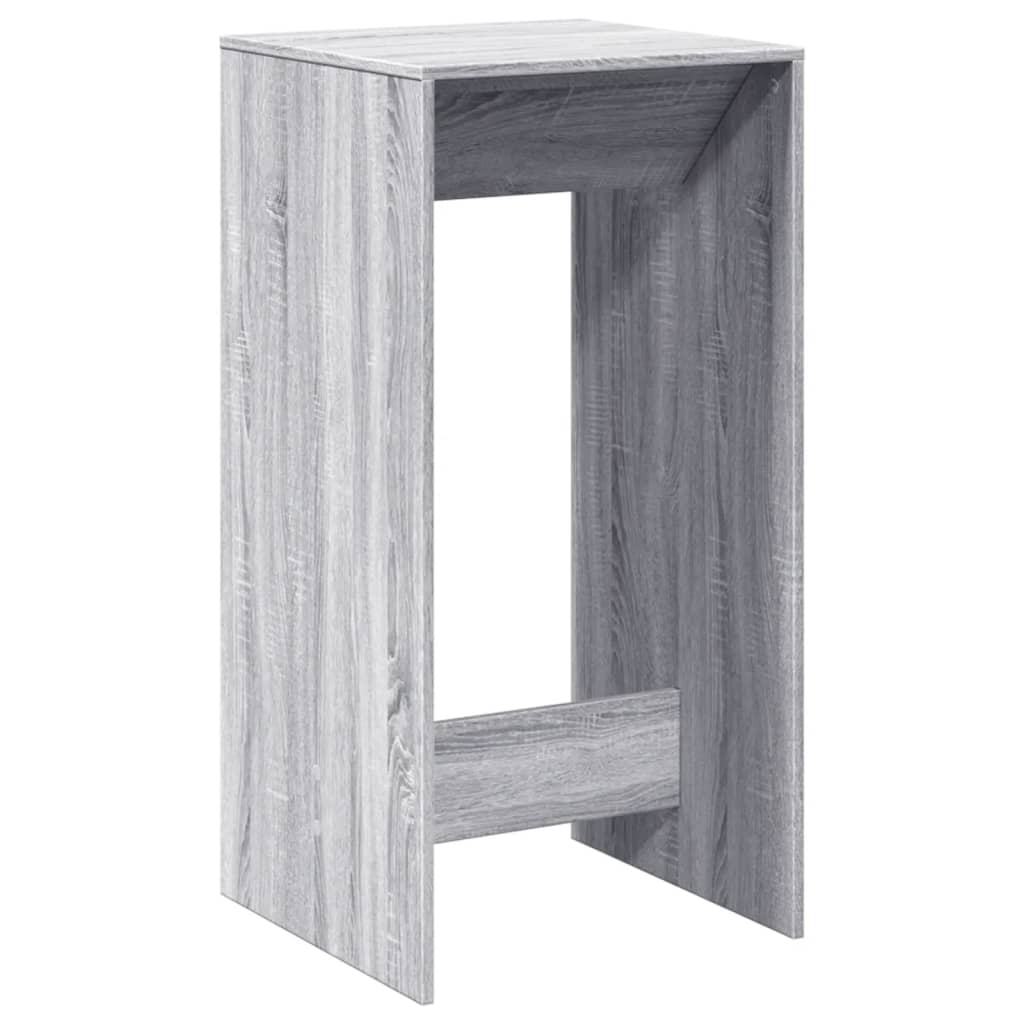 vidaXL Masă bar, gri sonoma, 51x50x103,5 cm, lemn prelucrat