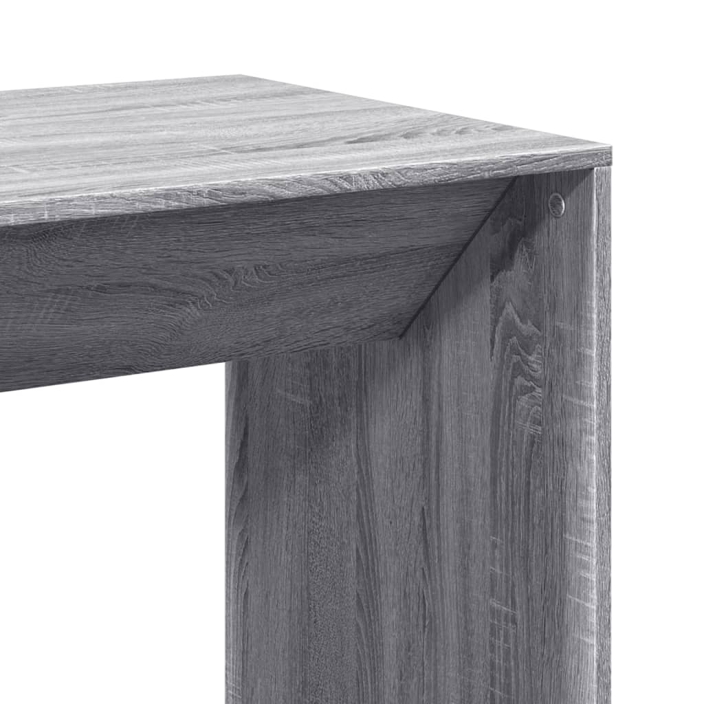 vidaXL Masă bar, gri sonoma, 51x50x103,5 cm, lemn prelucrat