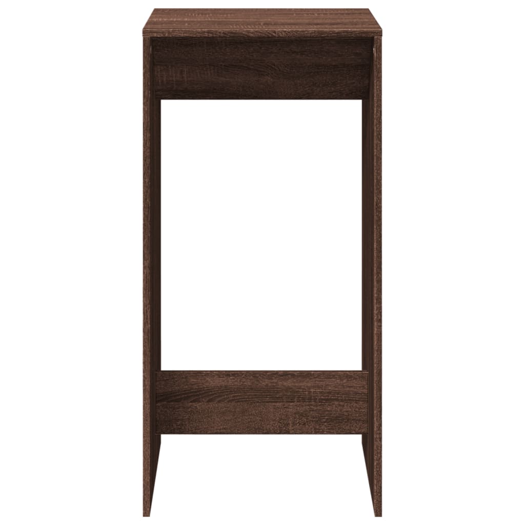 vidaXL Masă de bar, stejar maro, 51x50x103,5 cm, lemn prelucrat
