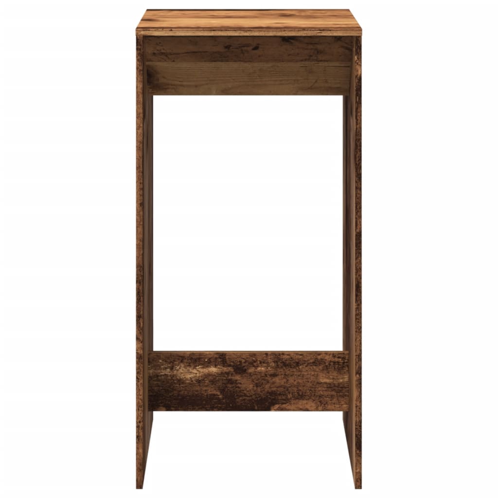 vidaXL Masă bar, lemn vechi, 51x50x103,5 cm, lemn prelucrat