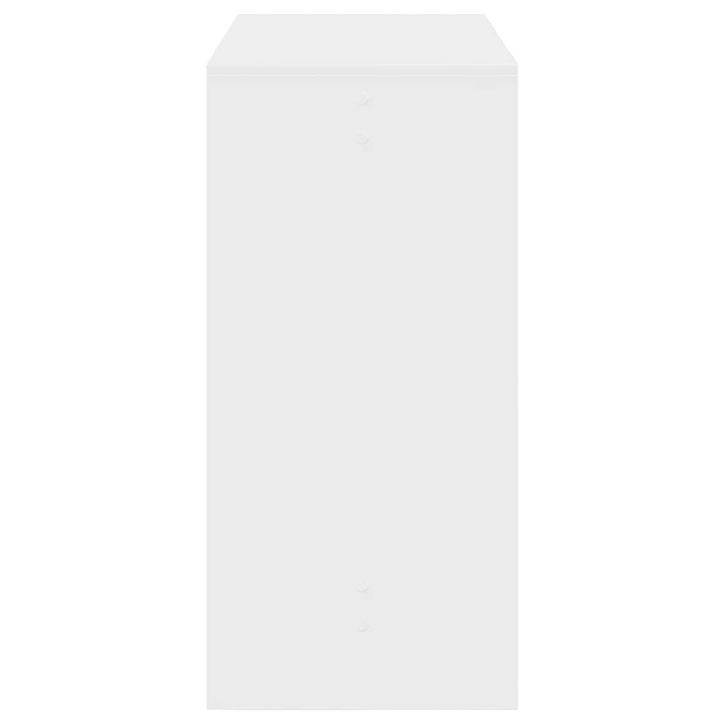 vidaXL Masă de bar, alb, 102x50x103,5 cm, lemn prelucrat vidaXL Masă de bar, alb, 102x50x103,5 cm, lemn prelucrat