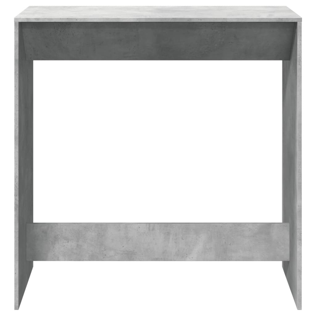 vidaXL Masă de bar, gri beton, 102x50x103,5 cm, lemn prelucrat