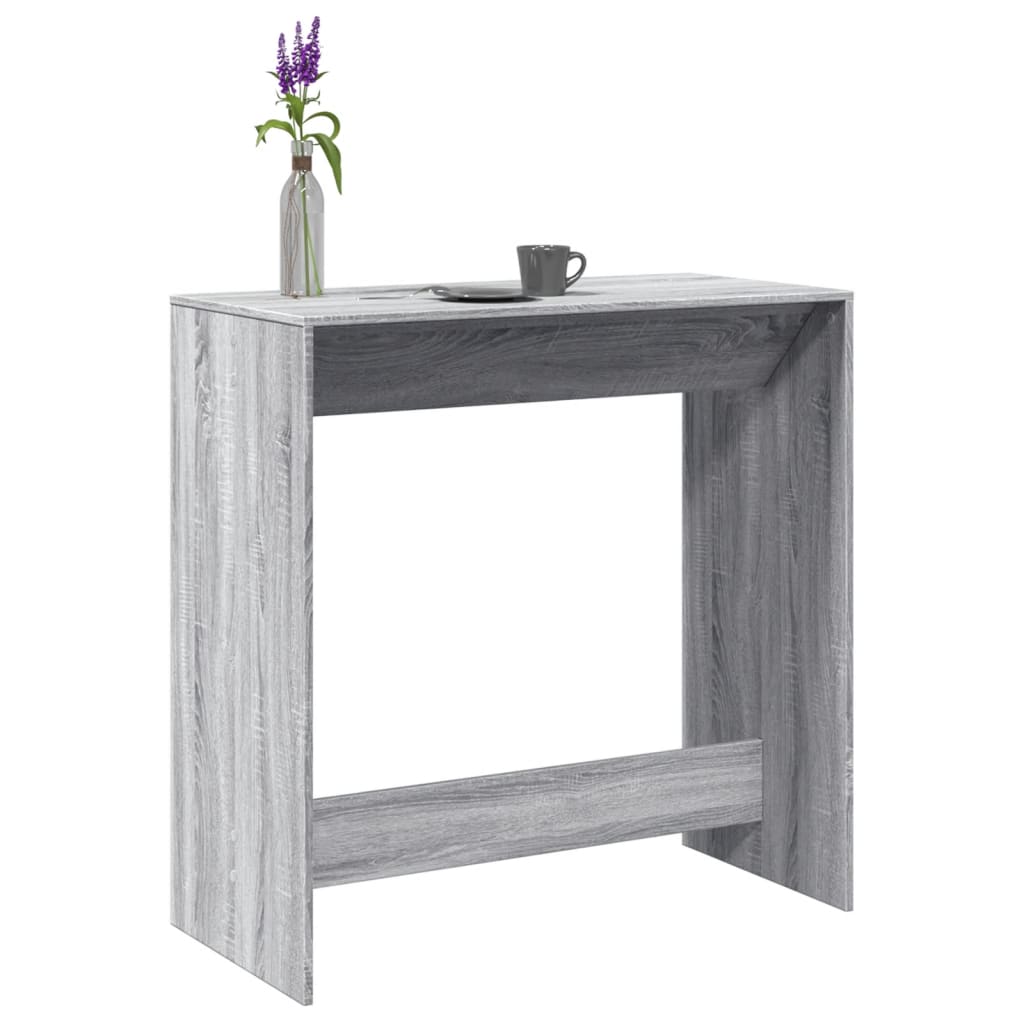 vidaXL Masă de bar, Sonoma gri, 102x50x103,5 cm, lemn prelucrat