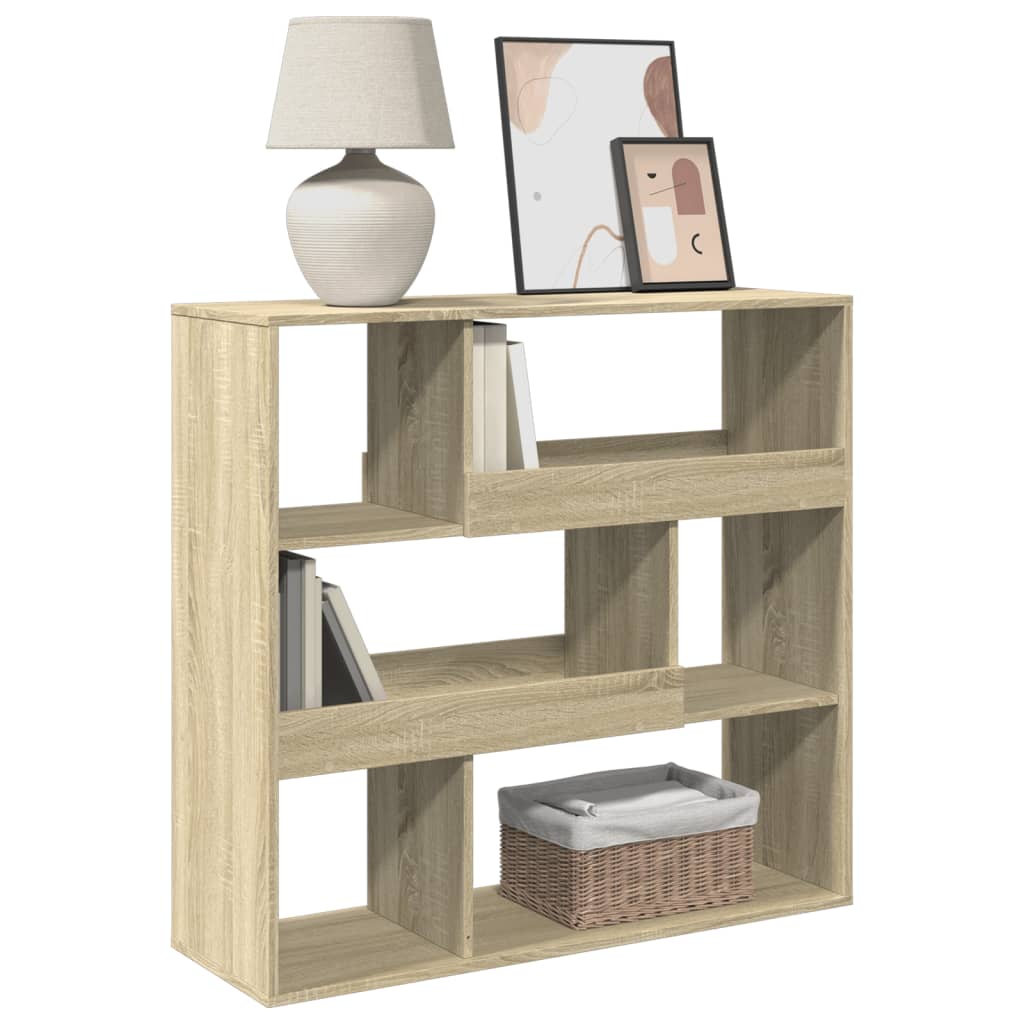 vidaXL Bibliotecă/Separator cameră, stejar sonoma, 100x33x94,5 cm vidaXL Bibliotecă/Separator cameră, stejar sonoma, 100x33x94,5 cm