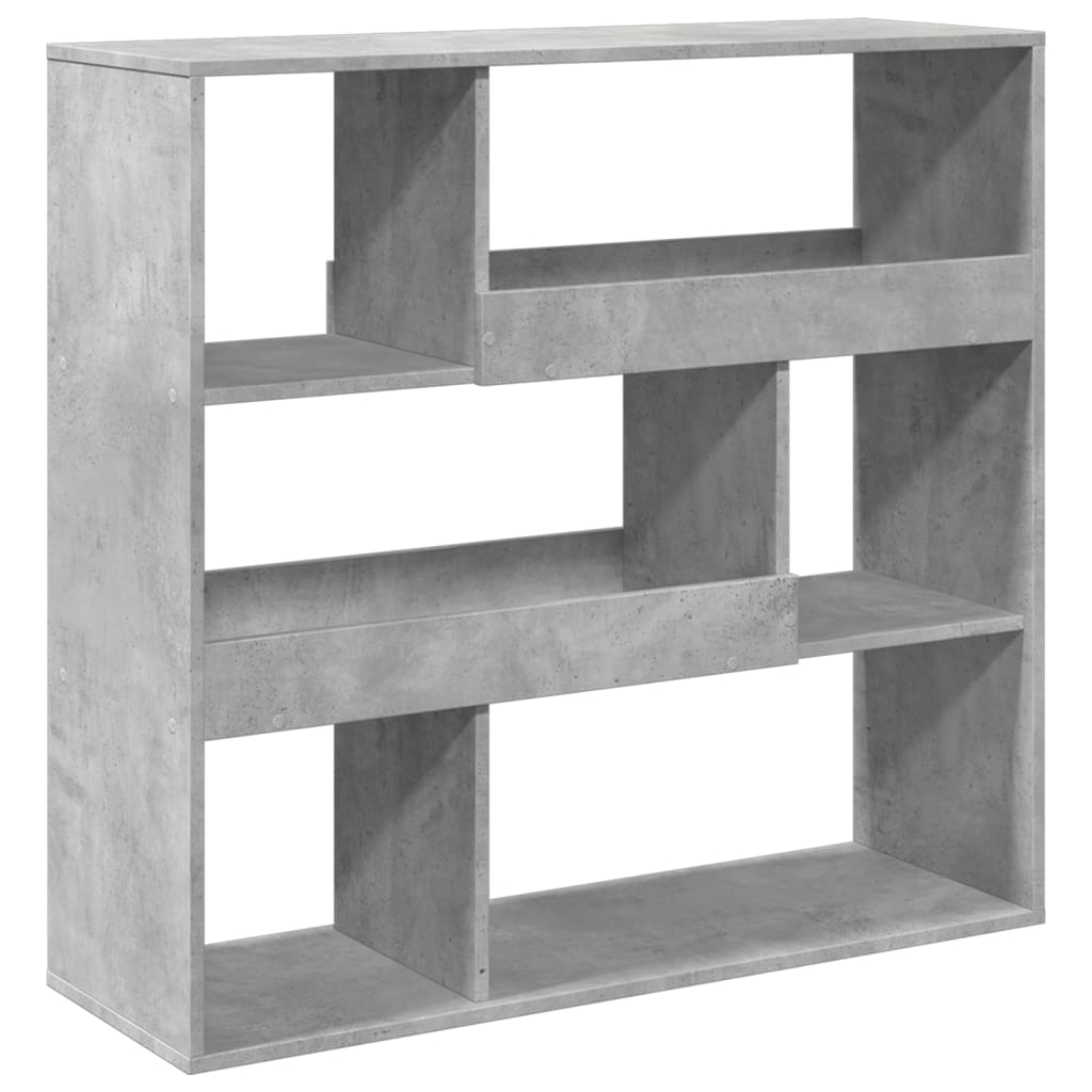vidaXL Bibliotecă/Separator cameră, gri beton, 100x33x94,5 cm