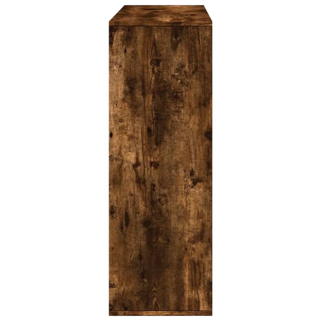 vidaXL Bibliotecă/Separator de cameră, stejar afumat, 100x33x94,5 cm vidaXL Bibliotecă/Separator de cameră, stejar afumat, 100x33x94,5 cm