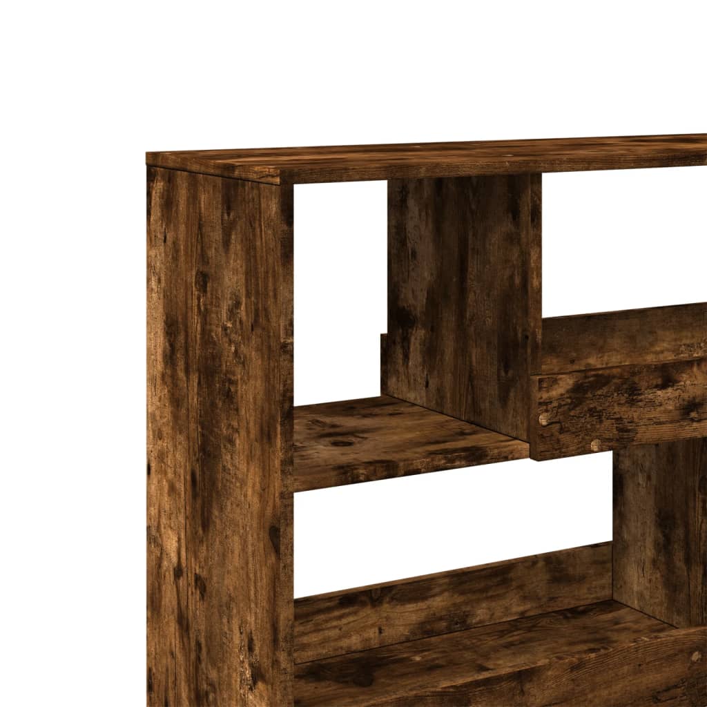 vidaXL Bibliotecă/Separator de cameră, stejar afumat, 100x33x94,5 cm vidaXL Bibliotecă/Separator de cameră, stejar afumat, 100x33x94,5 cm