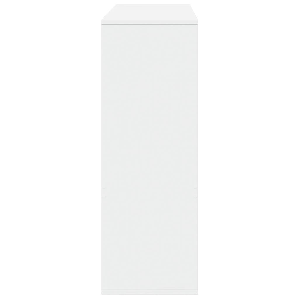 vidaXL Bibliotecă/Separator cameră, alb, 100x33x94,5 cm vidaXL Bibliotecă/Separator cameră, alb, 100x33x94,5 cm