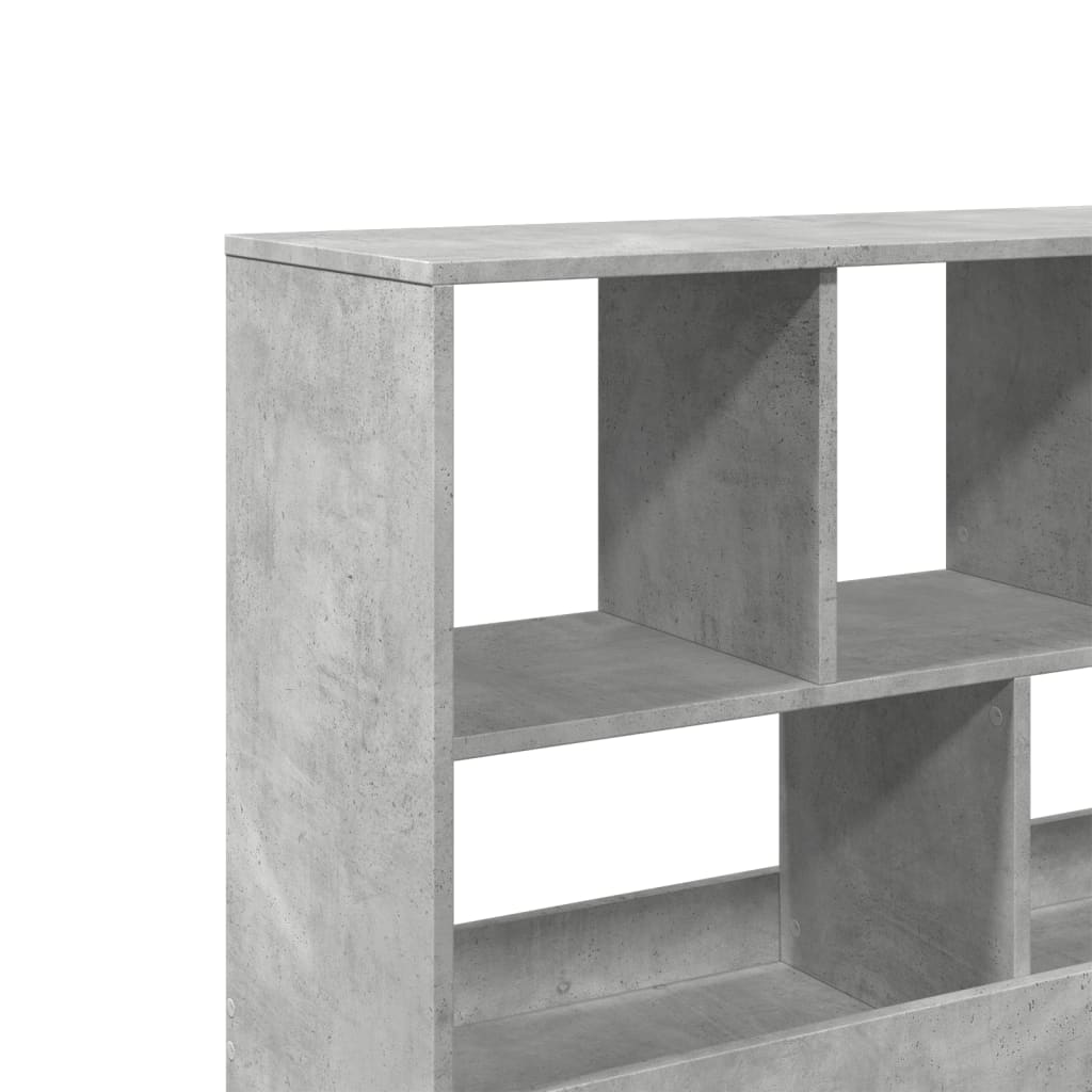 vidaXL Bibliotecă/Separator cameră, gri beton, 100x33x94,5 cm