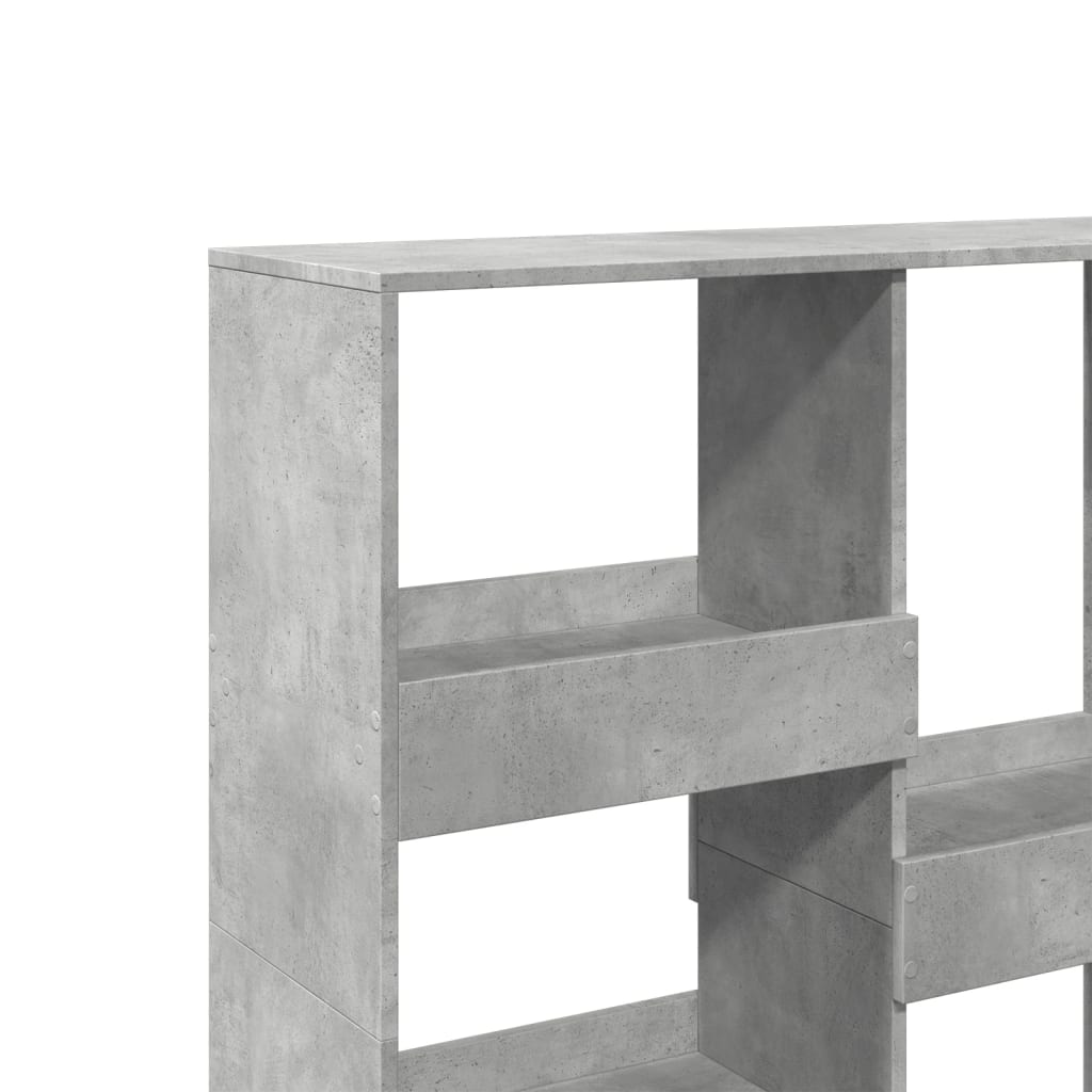 vidaXL Bibliotecă/Separator cameră, gri beton, 100x33x115 cm vidaXL Bibliotecă/Separator cameră, gri beton, 100x33x115 cm