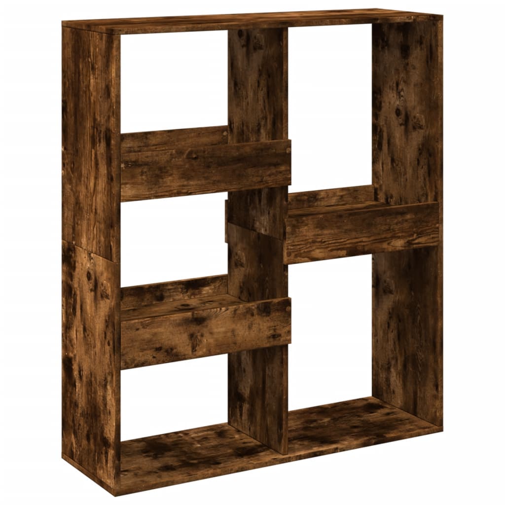vidaXL Bibliotecă/Separator de cameră, stejar fumuriu, 100x33x115 cm vidaXL Bibliotecă/Separator de cameră, stejar fumuriu, 100x33x115 cm