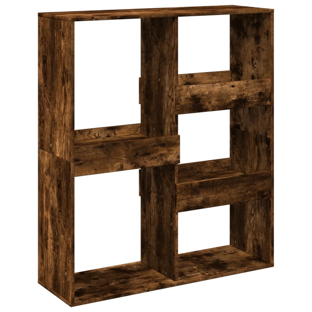 vidaXL Bibliotecă/Separator de cameră, stejar fumuriu, 100x33x115 cm vidaXL Bibliotecă/Separator de cameră, stejar fumuriu, 100x33x115 cm