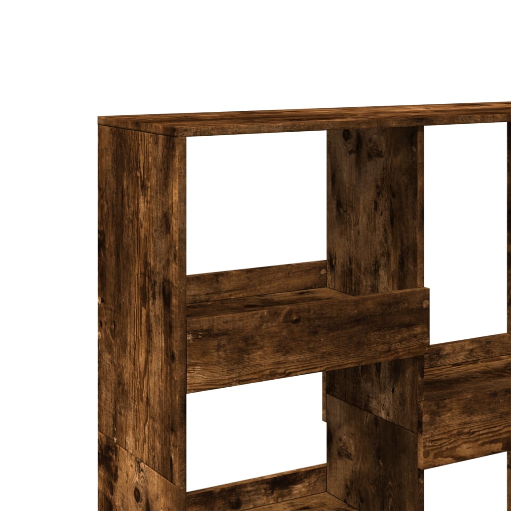 vidaXL Bibliotecă/Separator de cameră, stejar fumuriu, 100x33x115 cm vidaXL Bibliotecă/Separator de cameră, stejar fumuriu, 100x33x115 cm