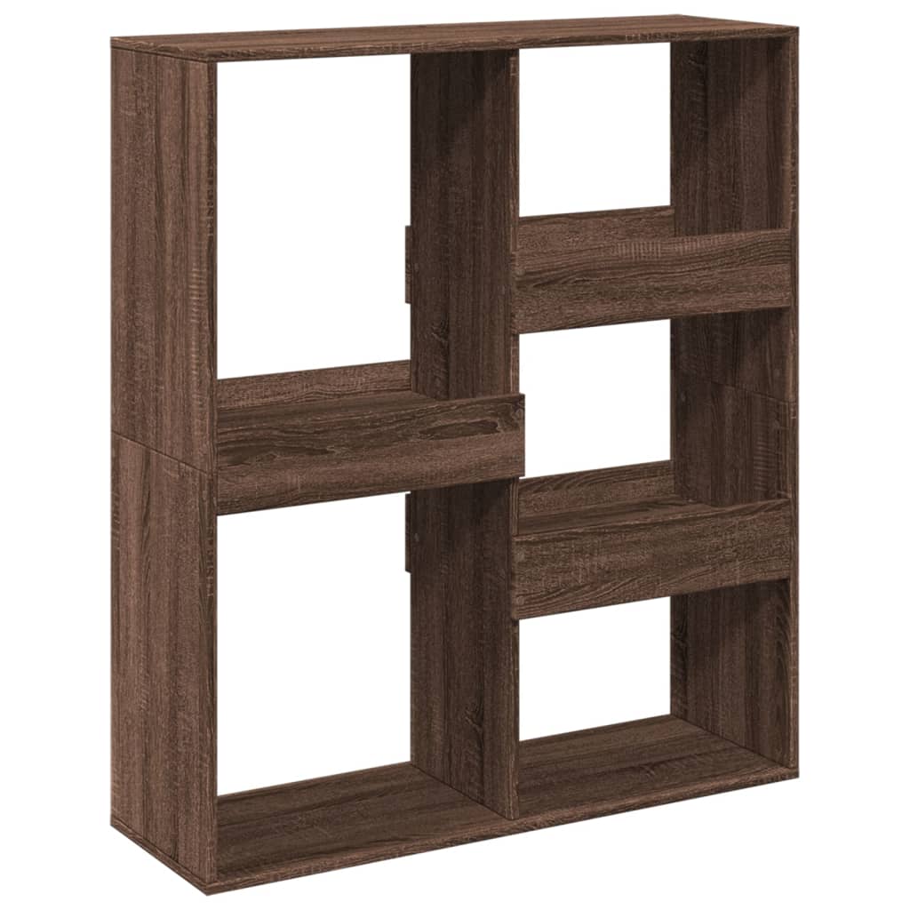 vidaXL Bibliotecă/Separator de cameră, stejar afumat, 100x33x115 cm vidaXL Bibliotecă/Separator de cameră, stejar afumat, 100x33x115 cm