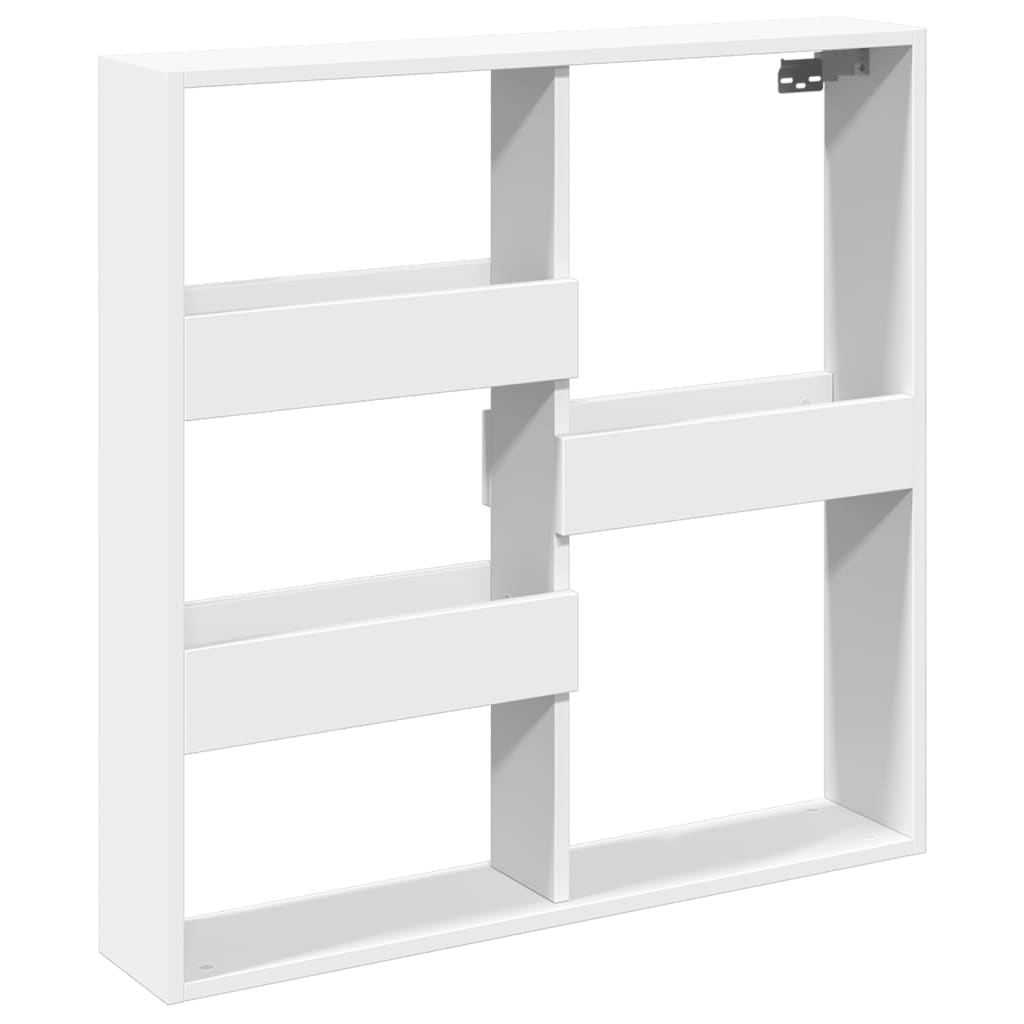 vidaXL Dulap de perete, alb, 80x15x80 cm, lemn prelucrat vidaXL Dulap de perete, alb, 80x15x80 cm, lemn prelucrat