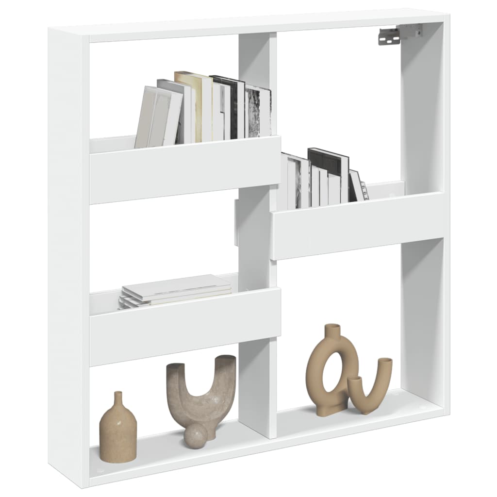 vidaXL Dulap de perete, alb, 80x15x80 cm, lemn prelucrat vidaXL Dulap de perete, alb, 80x15x80 cm, lemn prelucrat