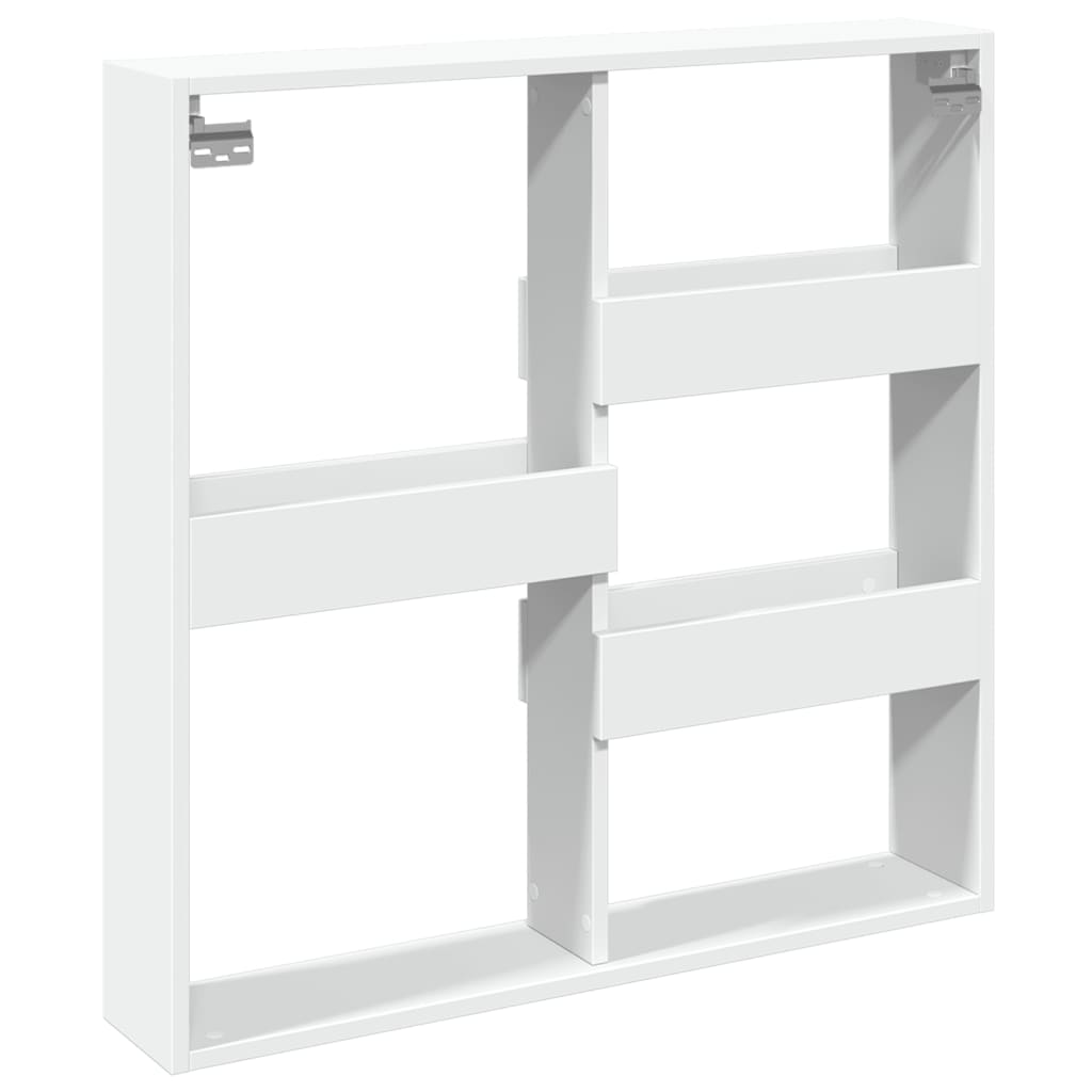 vidaXL Dulap de perete, alb, 80x15x80 cm, lemn prelucrat vidaXL Dulap de perete, alb, 80x15x80 cm, lemn prelucrat