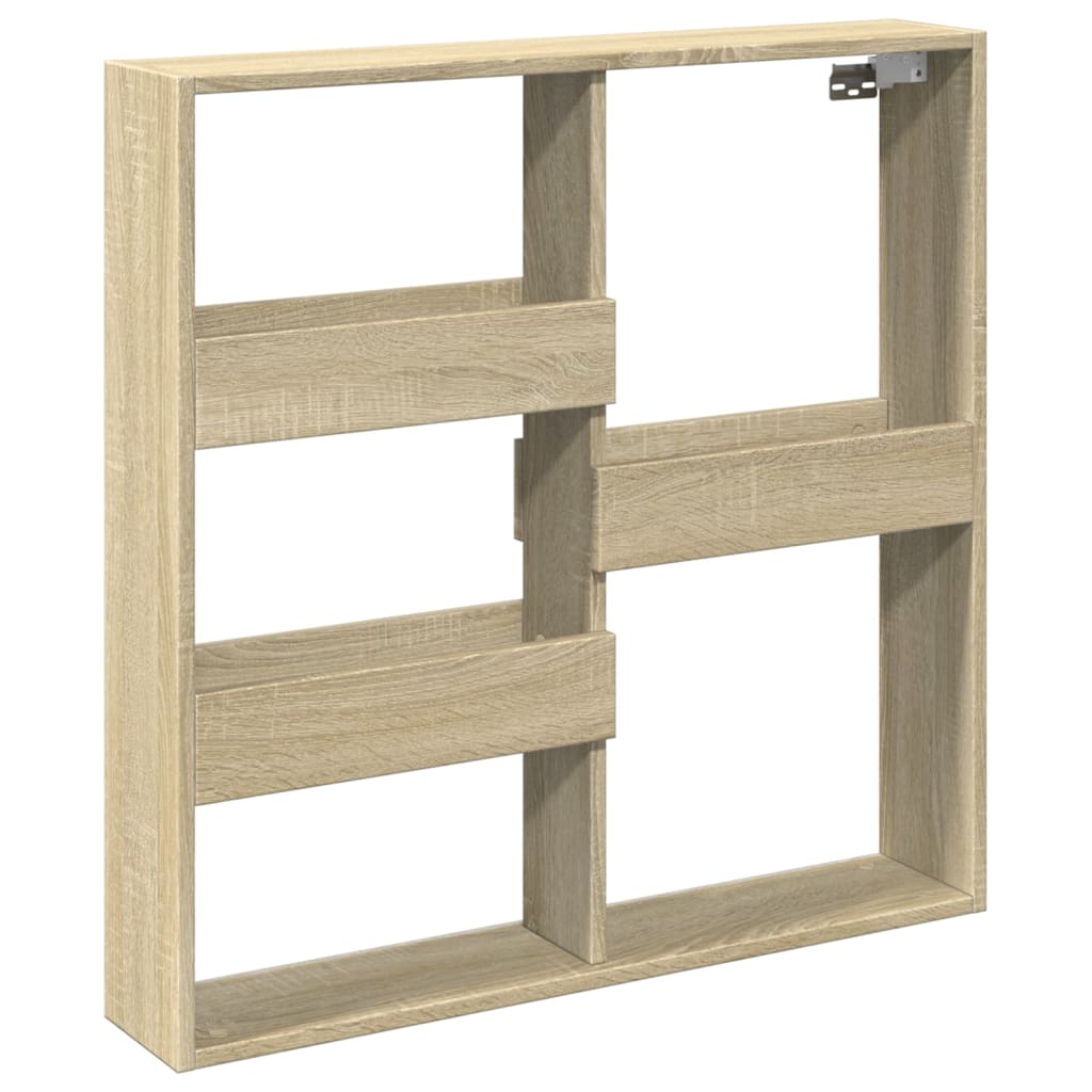 vidaXL Dulap de perete, stejar sonoma, 80x15x80 cm, lemn prelucrat vidaXL Dulap de perete, stejar sonoma, 80x15x80 cm, lemn prelucrat