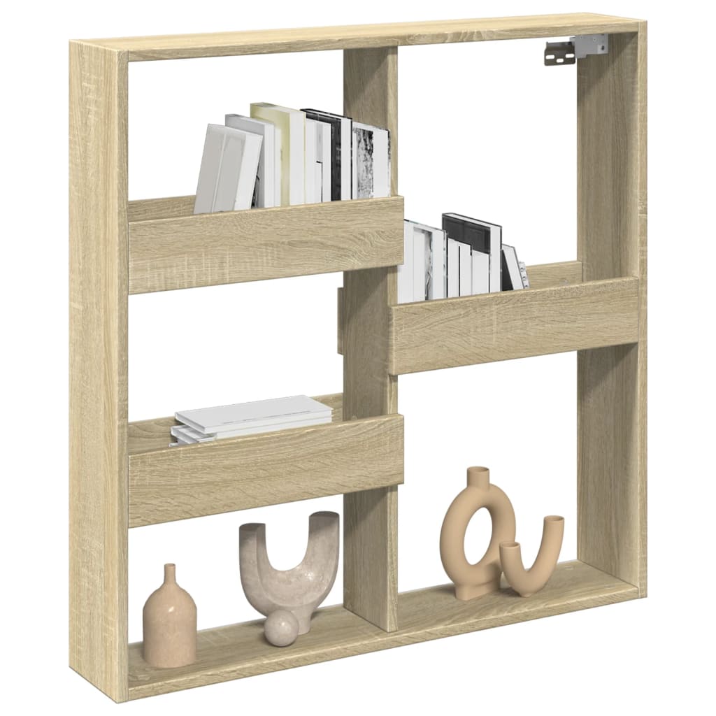 vidaXL Dulap de perete, stejar sonoma, 80x15x80 cm, lemn prelucrat vidaXL Dulap de perete, stejar sonoma, 80x15x80 cm, lemn prelucrat