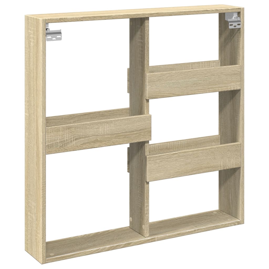 vidaXL Dulap de perete, stejar sonoma, 80x15x80 cm, lemn prelucrat vidaXL Dulap de perete, stejar sonoma, 80x15x80 cm, lemn prelucrat
