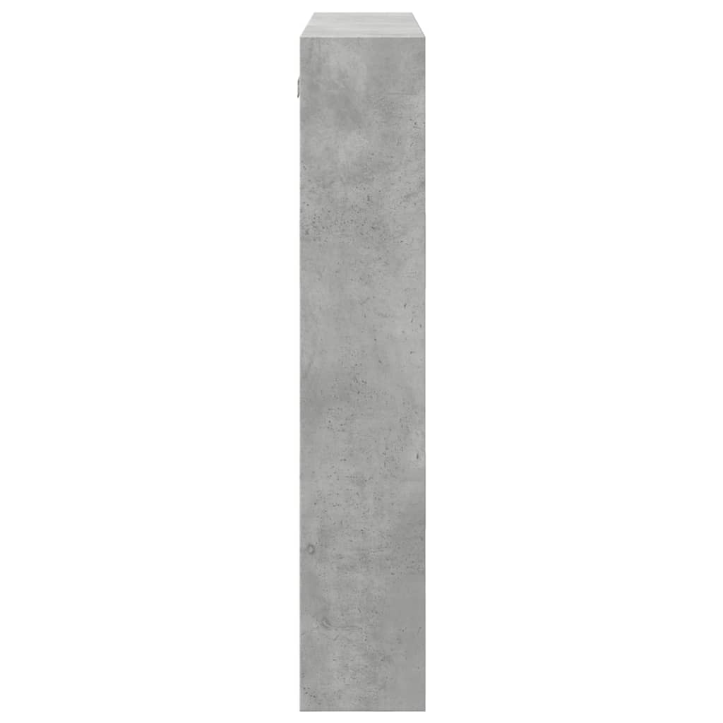 vidaXL Dulap de perete, gri beton, 80x15x80 cm, lemn prelucrat vidaXL Dulap de perete, gri beton, 80x15x80 cm, lemn prelucrat