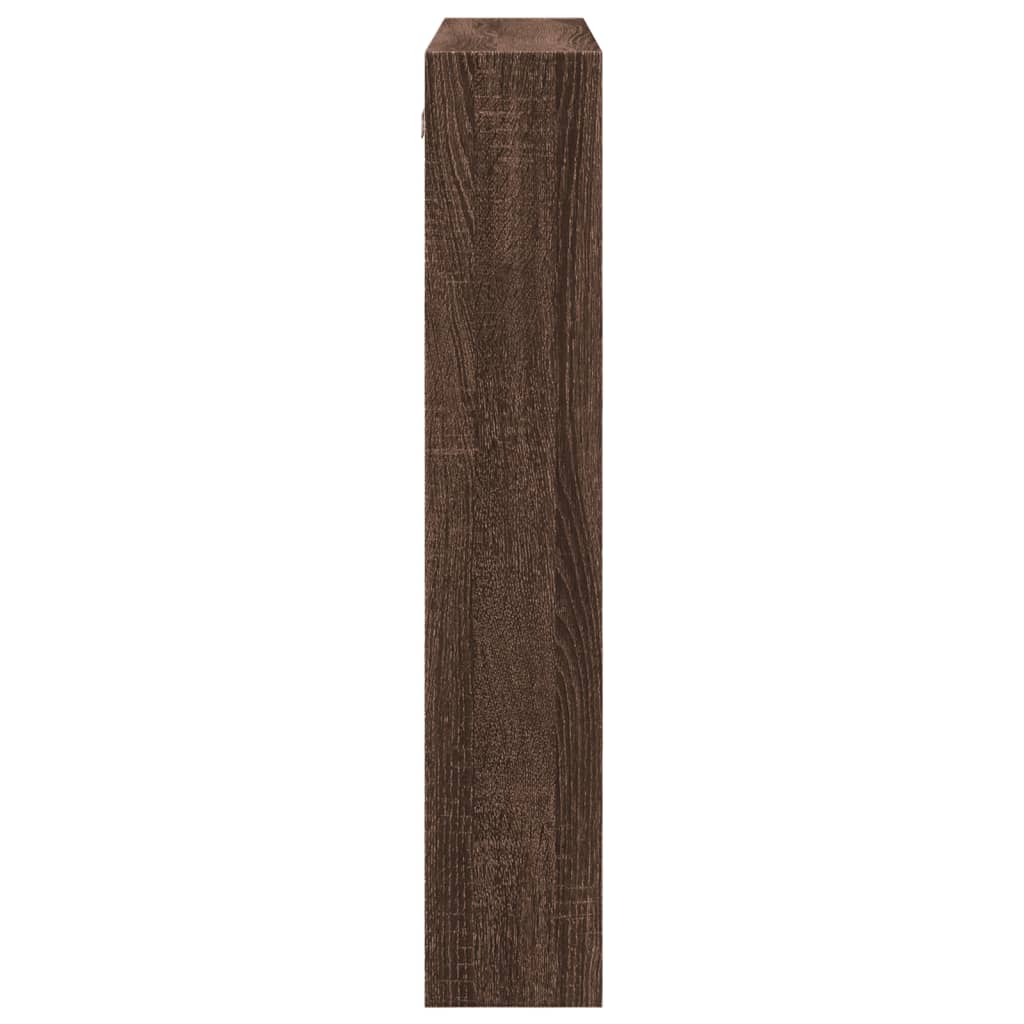 vidaXL Dulap de perete, stejar maro, 80x15x80 cm, lemn prelucrat vidaXL Dulap de perete, stejar maro, 80x15x80 cm, lemn prelucrat