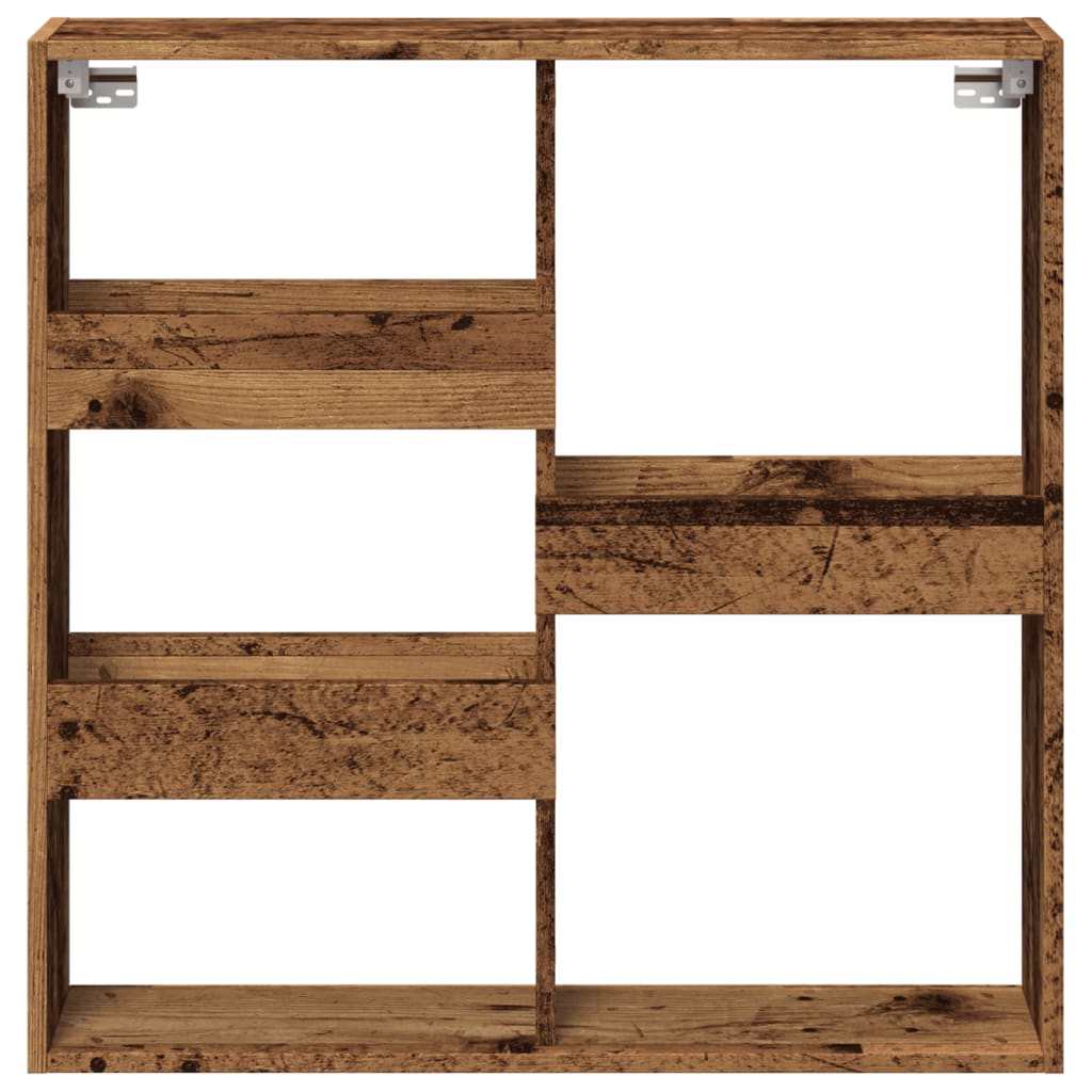 vidaXL Dulap de perete, lemn vechi, 80x15x80 cm, lemn prelucrat vidaXL Dulap de perete, lemn vechi, 80x15x80 cm, lemn prelucrat