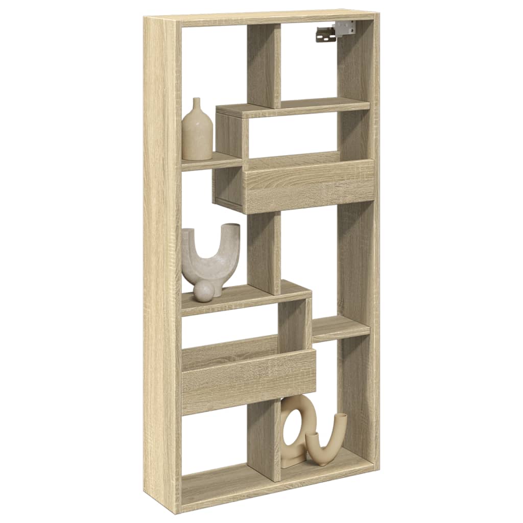vidaXL Dulap de perete, stejar sonoma, 50x15x100 cm, lemn prelucrat vidaXL Dulap de perete, stejar sonoma, 50x15x100 cm, lemn prelucrat