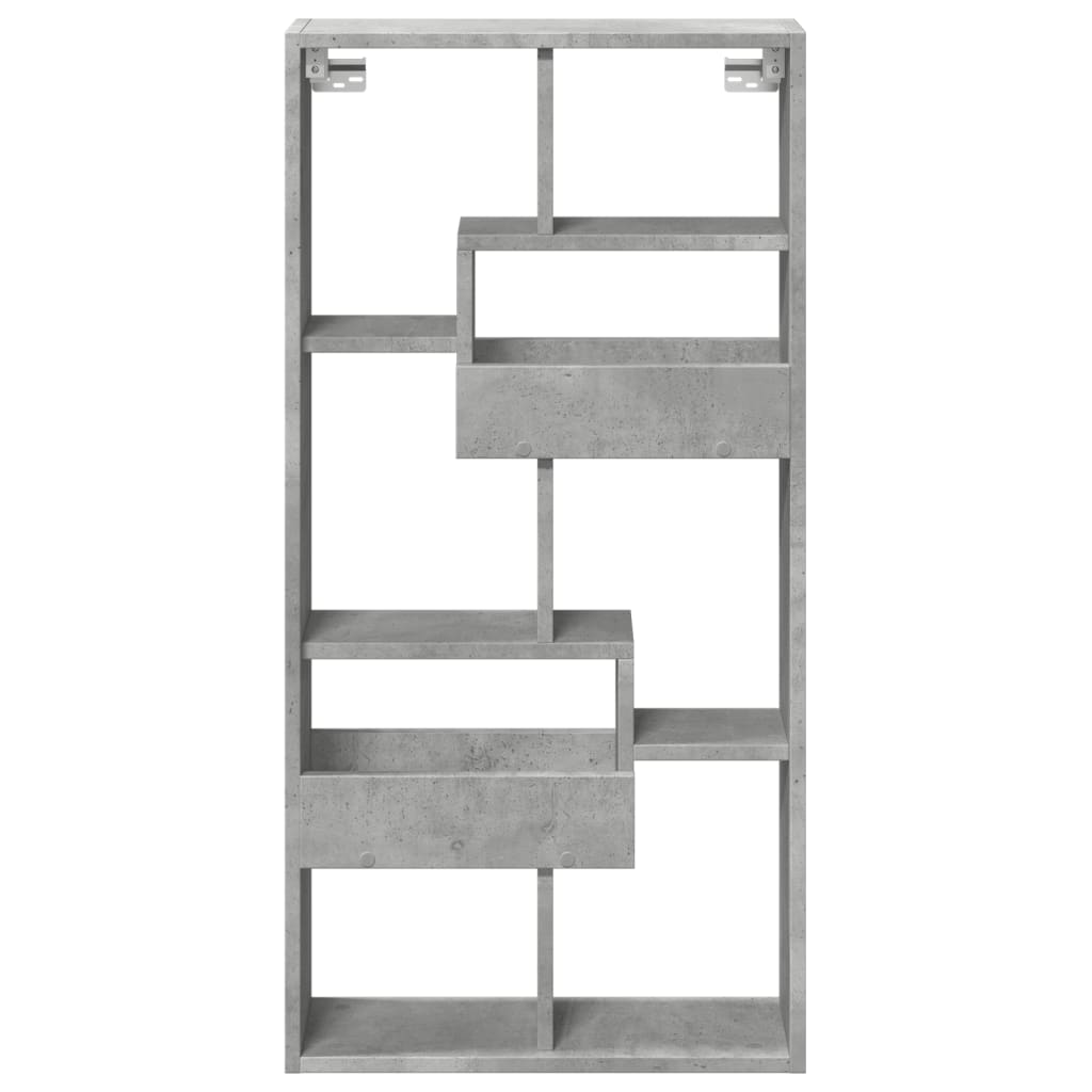 vidaXL Dulap de perete, gri beton, 50x15x100 cm, lemn prelucrat vidaXL Dulap de perete, gri beton, 50x15x100 cm, lemn prelucrat
