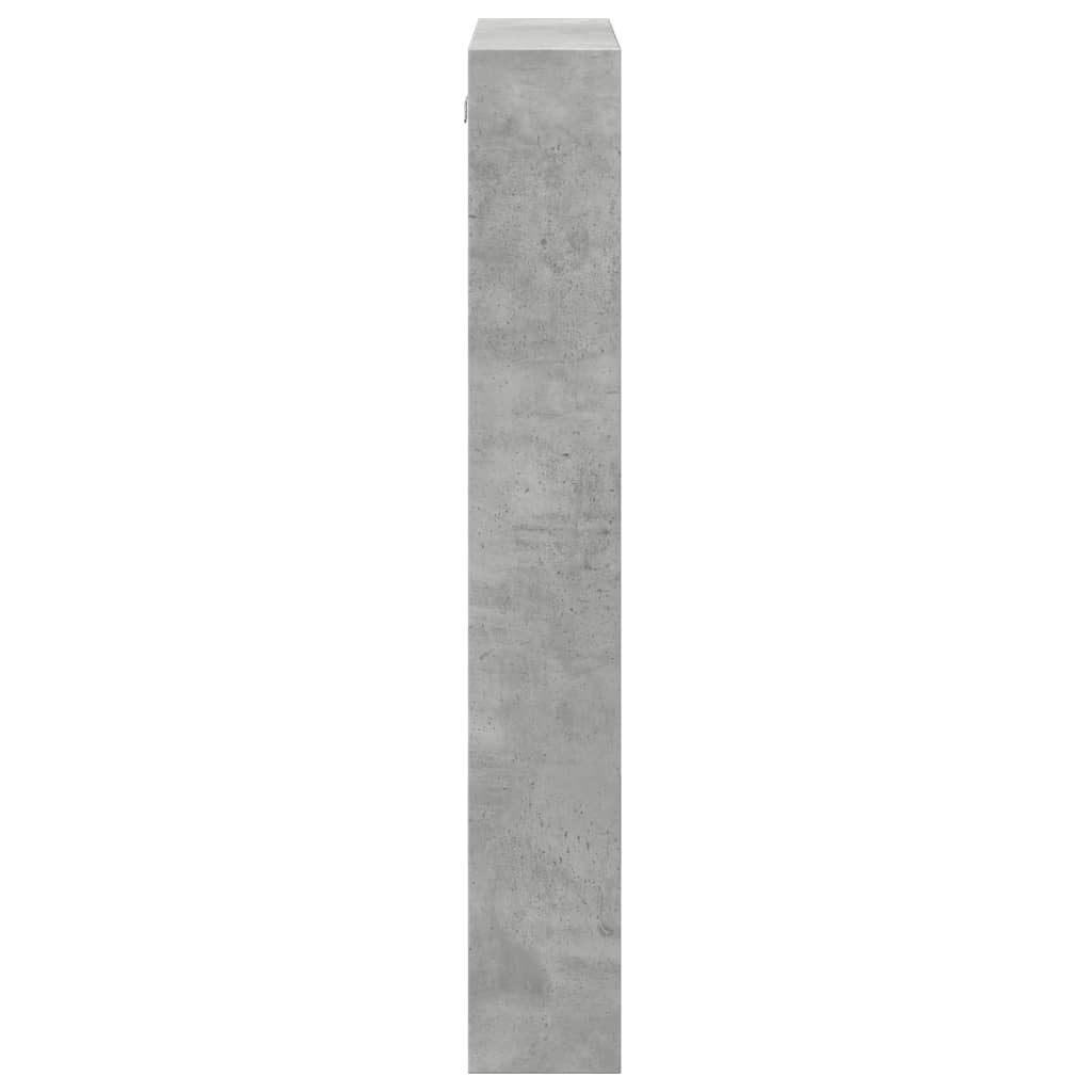 vidaXL Dulap de perete, gri beton, 50x15x100 cm, lemn prelucrat vidaXL Dulap de perete, gri beton, 50x15x100 cm, lemn prelucrat
