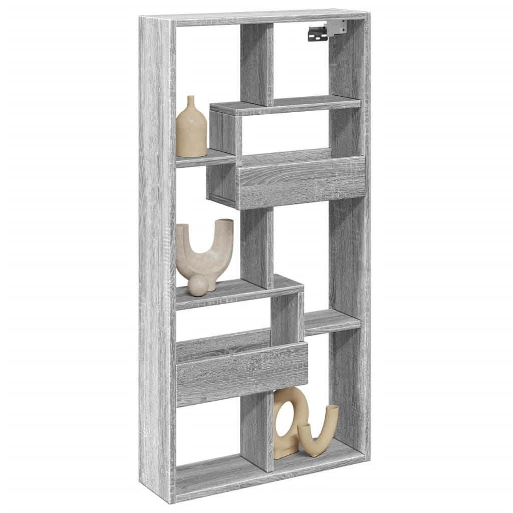 vidaXL Dulap de perete, gri sonoma, 50x15x100 cm, lemn prelucrat vidaXL Dulap de perete, gri sonoma, 50x15x100 cm, lemn prelucrat