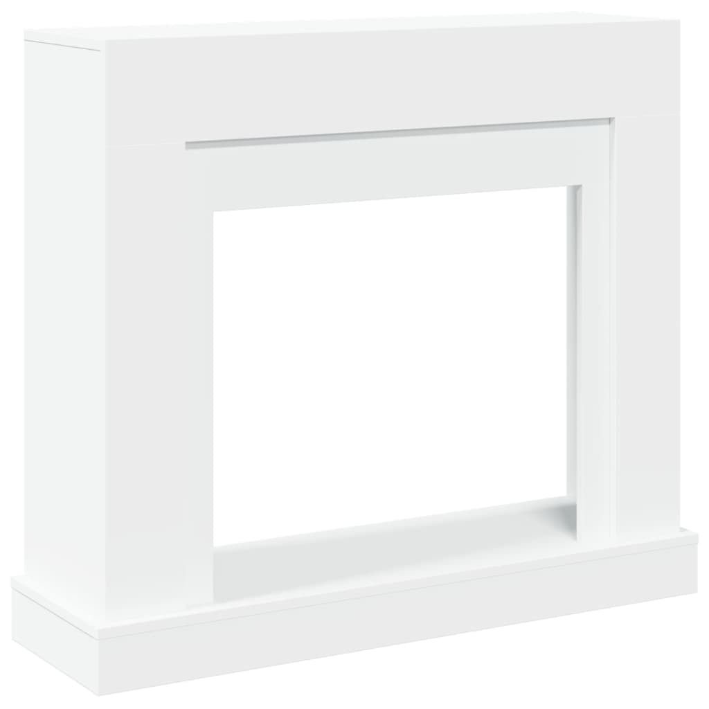 vidaXL Mască de șemineu, alb, 100x30x87,5 cm, lemn prelucrat vidaXL Mască de șemineu, alb, 100x30x87,5 cm, lemn prelucrat