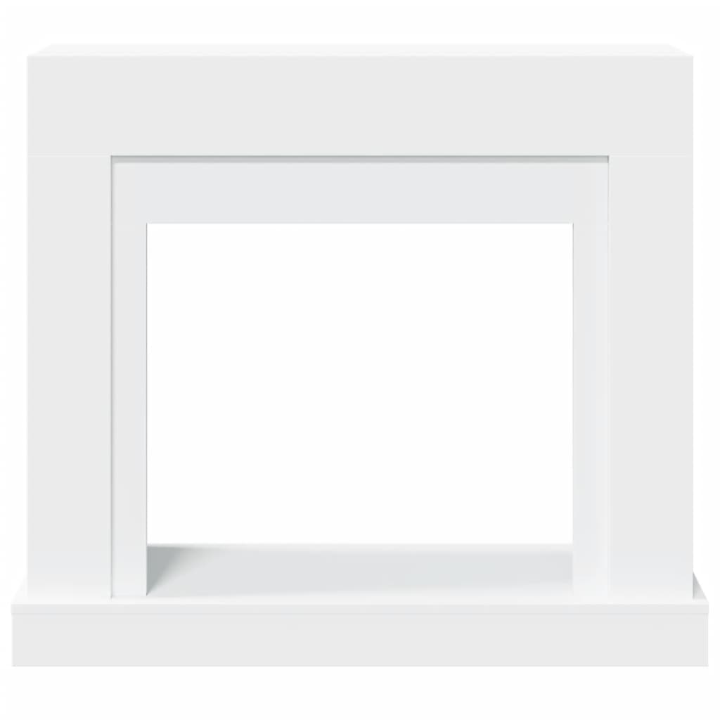 vidaXL Mască de șemineu, alb, 100x30x87,5 cm, lemn prelucrat vidaXL Mască de șemineu, alb, 100x30x87,5 cm, lemn prelucrat