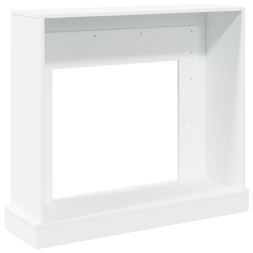 vidaXL Mască de șemineu, alb, 100x30x87,5 cm, lemn prelucrat vidaXL Mască de șemineu, alb, 100x30x87,5 cm, lemn prelucrat