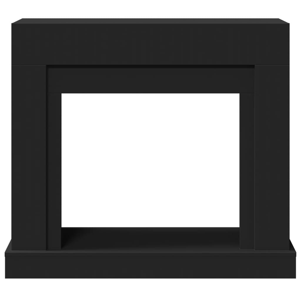 vidaXL Mască de șemineu, negru, 100x30x87,5 cm, lemn prelucrat vidaXL Mască de șemineu, negru, 100x30x87,5 cm, lemn prelucrat