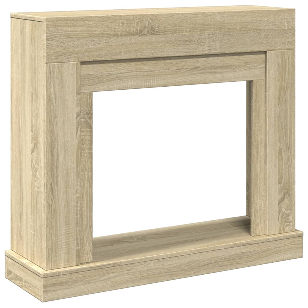 vidaXL Mască de șemineu, stejar sonoma, 100x30x87,5 cm, lemn prelucrat vidaXL Mască de șemineu, stejar sonoma, 100x30x87,5 cm, lemn prelucrat