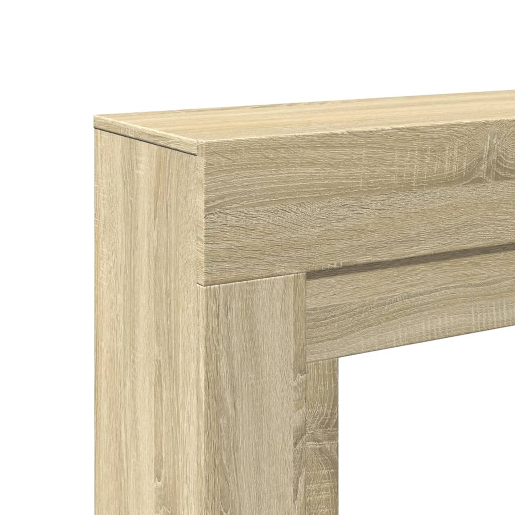 vidaXL Mască de șemineu, stejar sonoma, 100x30x87,5 cm, lemn prelucrat vidaXL Mască de șemineu, stejar sonoma, 100x30x87,5 cm, lemn prelucrat