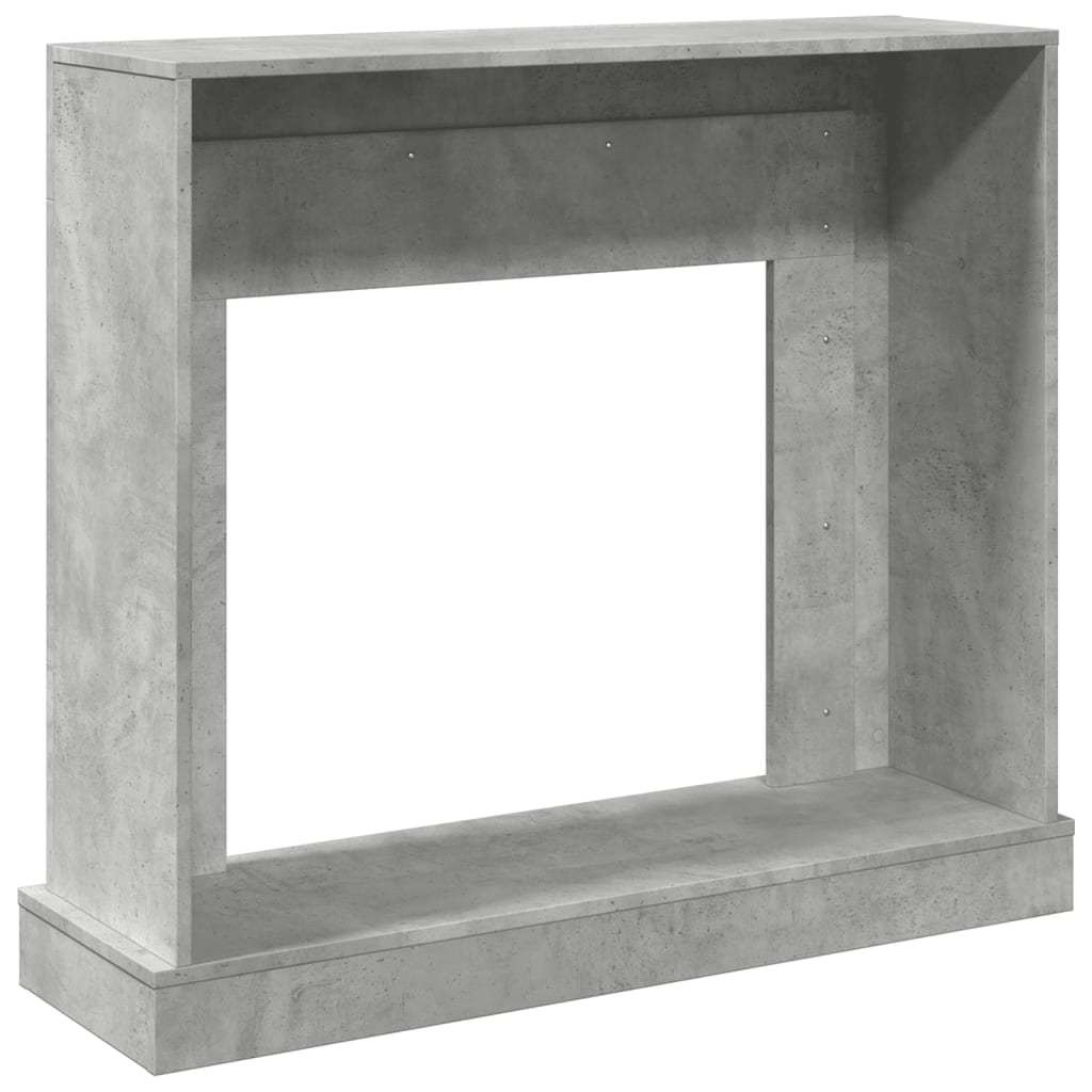 vidaXL Mască de șemineu, gri beton, 100x30x87,5 cm, lemn prelucrat vidaXL Mască de șemineu, gri beton, 100x30x87,5 cm, lemn prelucrat