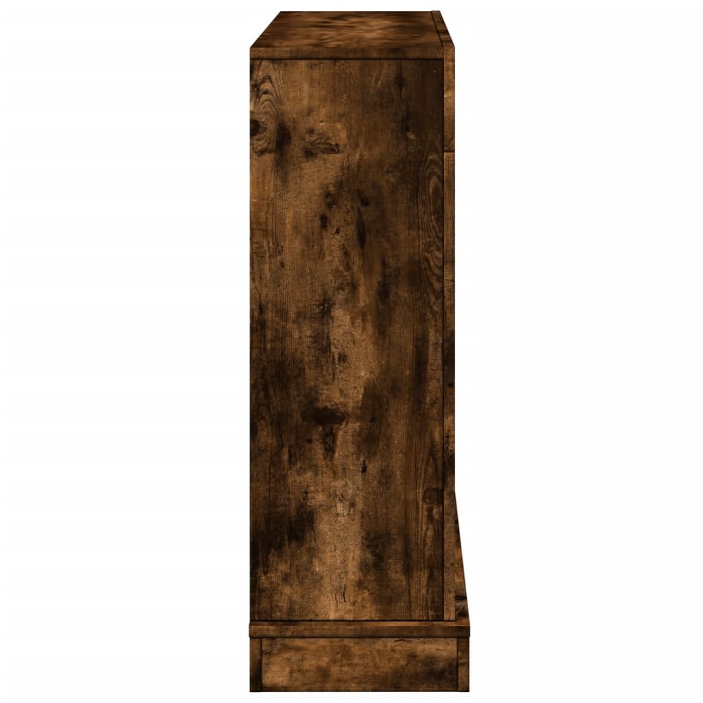 vidaXL Mască de șemineu, stejar fumuriu 100x30x87,5 cm, lemn prelucrat vidaXL Mască de șemineu, stejar fumuriu 100x30x87,5 cm, lemn prelucrat