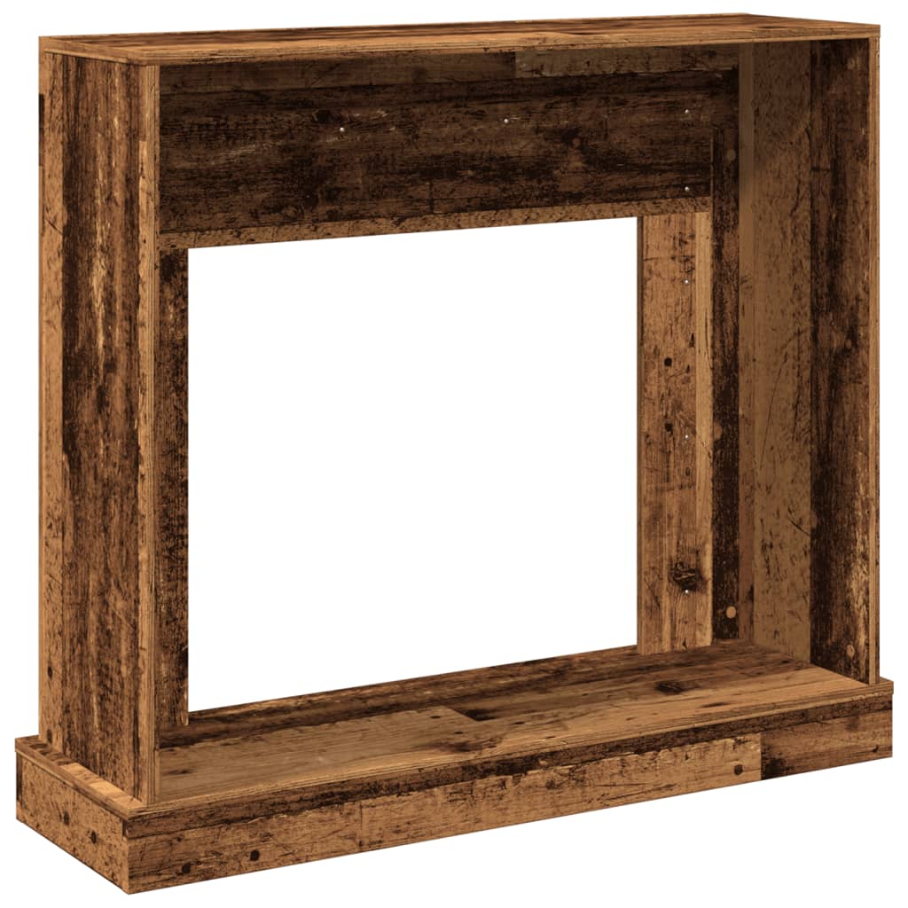 vidaXL Mască de șemineu, lemn vechi, 100x30x87,5 cm, lemn prelucrat vidaXL Mască de șemineu, lemn vechi, 100x30x87,5 cm, lemn prelucrat