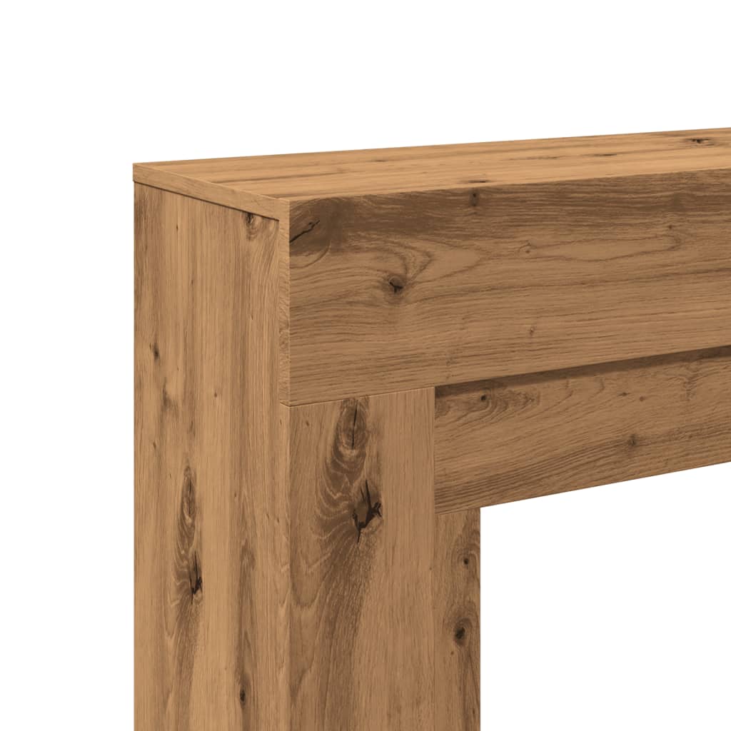vidaXL Mască șemineu, stejar artizanal, 100x30x87,5 cm, lemn prelucrat vidaXL Mască șemineu, stejar artizanal, 100x30x87,5 cm, lemn prelucrat