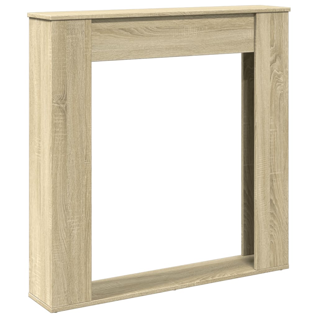 vidaXL Mască de șemineu, stejar sonoma, 100x20x100 cm, lemn prelucrat vidaXL Mască de șemineu, stejar sonoma, 100x20x100 cm, lemn prelucrat