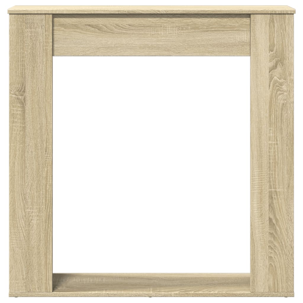 vidaXL Mască de șemineu, stejar sonoma, 100x20x100 cm, lemn prelucrat vidaXL Mască de șemineu, stejar sonoma, 100x20x100 cm, lemn prelucrat