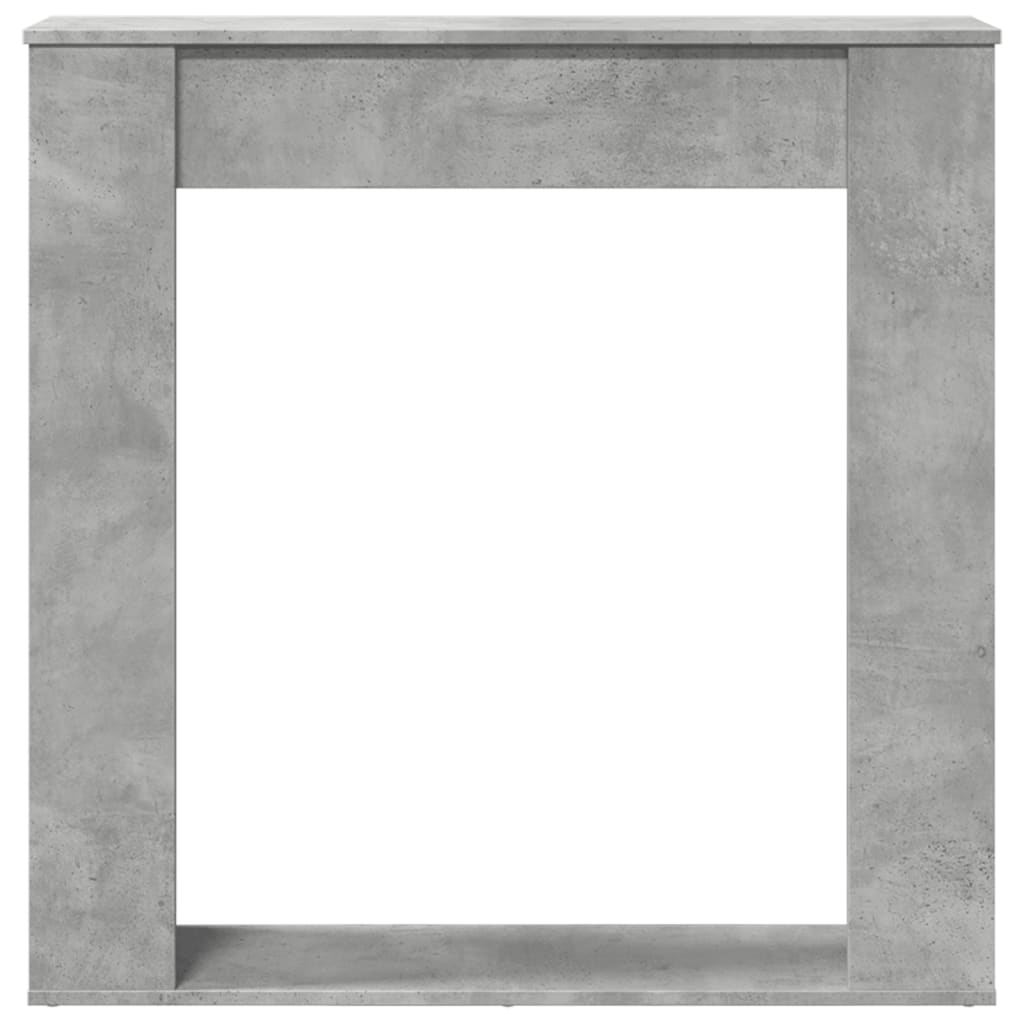 vidaXL Mască de șemineu, gri beton, 100x20x100 cm, lemn prelucrat vidaXL Mască de șemineu, gri beton, 100x20x100 cm, lemn prelucrat