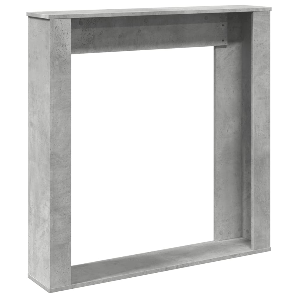 vidaXL Mască de șemineu, gri beton, 100x20x100 cm, lemn prelucrat vidaXL Mască de șemineu, gri beton, 100x20x100 cm, lemn prelucrat